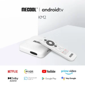 Buy Mecool KM2 Android TV Box – 4K Google Certified Smart TV Box with Netflix, Dolby Atmos, USB 3.0, 5G WiFi | Buy Smart TV