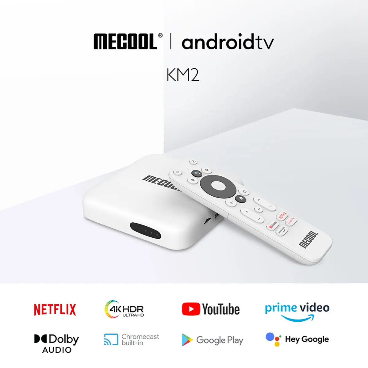Buy Mecool KM2 Android TV Box – 4K Google Certified Smart TV Box with Netflix, Dolby Atmos, USB 3.0, 5G WiFi | Buy Smart TV